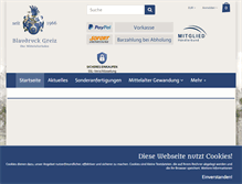 Tablet Screenshot of blaudruck-greiz.de